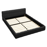 Hoxton Room Black Ellie May Faux Leather Platform Bed