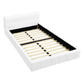 Hoxton Room White Ellie May Faux Leather Platform Bed