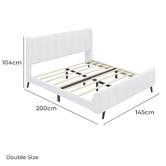 Hoxton Room Ross Boucle Platform Bed