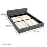 Hoxton Room Grey Ellie May Platform Bed