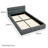 Hoxton Room Grey Ellie May Platform Bed