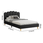 Hoxton Room Philippa Faux Leather Bed Frame