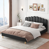 Hoxton Room Philippa Faux Leather Bed Frame