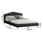 Hoxton Room Philippa Faux Leather Bed Frame