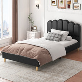 Hoxton Room Philippa Faux Leather Bed Frame