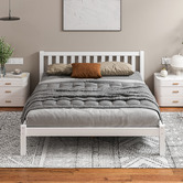 Hoxton Room Hazel Pine Wood Bed with Underbed Storage