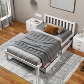 Hoxton Room Hazel Pine Wood Bed with Underbed Storage