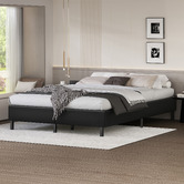 Hoxton Room Maryam Faux Leather Bed Base