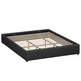 Hoxton Room Tiago Faux Leather Gas Lift Bed Base