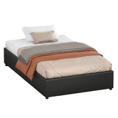 Hoxton Room Tiago Faux Leather Gas Lift Bed Base