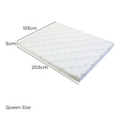 Hoxton Room 5cm Layla Bamboo Mattress Topper