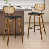 Hoxton Room 67cm Finch Faux Leather Bar Stools