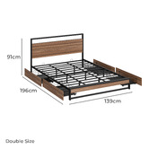 Hoxton Room Lee Platform Bed with Underbed Storage