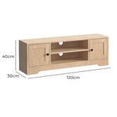 Hoxton Room 120cm Armaan 2 Door Entertainment Unit