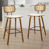 Hoxton Room 67cm Finch Faux Leather Bar Stools