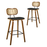 Hoxton Room 67cm Finch Faux Leather Bar Stools