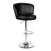 Hoxton Room Vermillion Faux Leather Adjustable Bar Stools
