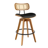 Hoxton Room 71cm Orfai Faux Leather Swivel Bar Stools