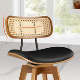 Hoxton Room 71cm Orfai Faux Leather Swivel Bar Stools