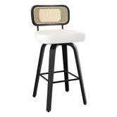 Hoxton Room 68cm Liencrest Faux Leather Swivel Bar Stools