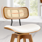 Hoxton Room 71cm Orfai Faux Leather Swivel Bar Stools