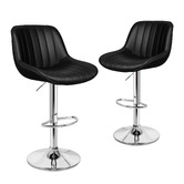 Hoxton Room Avalache Faux Leather Adjustable Bar Stools
