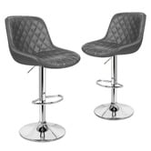 Hoxton Room Nunnally Faux Leather Adjustable Bar Stools