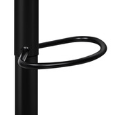 Hoxton Room Black Nunnally Faux Leather Adjustable Bar Stool