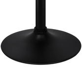 Hoxton Room Black Nunnally Faux Leather Adjustable Bar Stool