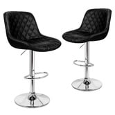 Hoxton Room Nunnally Faux Leather Adjustable Bar Stools