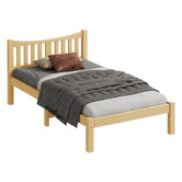 Hoxton Room Natural Carmilla Pine Wood Bed Frame