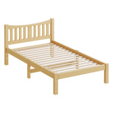 Hoxton Room Natural Carmilla Pine Wood Bed Frame