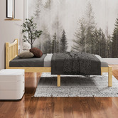 Hoxton Room Natural Carmilla Pine Wood Bed Frame