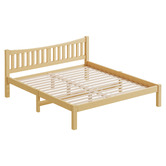 Hoxton Room Natural Carmilla Pine Wood Bed Frame