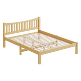 Hoxton Room Natural Carmilla Pine Wood Bed Frame
