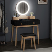 Hoxton Room 2 Piece Sienna Dressing Table &amp; Stool Set
