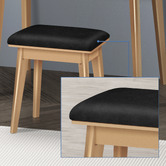 Hoxton Room 2 Piece Sienna Dressing Table &amp; Stool Set