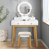 Hoxton Room 2 Piece Sienna Dressing Table &amp; Stool Set