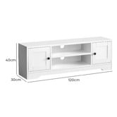 Hoxton Room 120cm Armaan 2 Door Entertainment Unit
