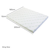 Hoxton Room 12cm Finesse Memory Foam Mattress Topper