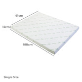 Hoxton Room 12cm Finesse Memory Foam Mattress Topper