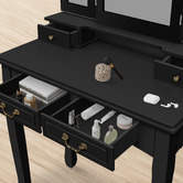 Hoxton Room 2 Piece Priscilla Dressing Table &amp; Stool Set
