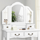 Hoxton Room 2 Piece Priscilla Dressing Table &amp; Stool Set