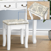 Hoxton Room 2 Piece Priscilla Dressing Table &amp; Stool Set