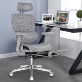 Hoxton Room Diana Mesh Office Chair with Footrest
