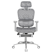 Hoxton Room Diana Mesh Office Chair with Footrest
