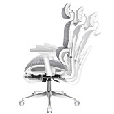 Hoxton Room Diana Mesh Office Chair with Footrest
