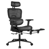 Hoxton Room Platon Mesh Office Chair with Footrest