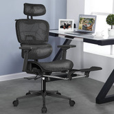 Hoxton Room Platon Mesh Office Chair with Footrest