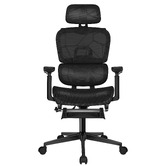 Hoxton Room Platon Mesh Office Chair with Footrest